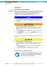 Preview for 5 page of Woodway PPS Series Operating Instructions Manual