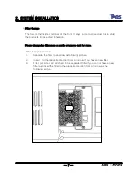 Preview for 17 page of Woojin Digitech TOPS-1016 Installation & Operation Manual