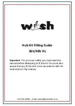 Woosh 36V HL Fittings Manual предпросмотр