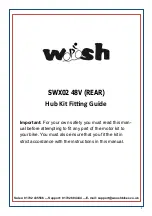 Woosh SWX02 48V Fittings Manual preview