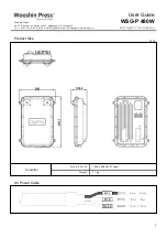 Preview for 3 page of Wooshin Press WSG-P 480W User Manual