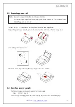 Предварительный просмотр 11 страницы Woosim Systems PORTI-KT40 Operator'S Manual