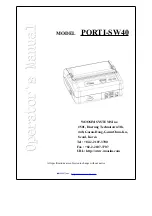 Предварительный просмотр 1 страницы Woosim Systems PORTI-SW40 Operator'S Manual