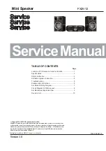 WOOX FX25/12 Service Manual preview