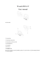 Woozik RELAY User Manual preview