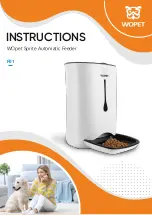 Предварительный просмотр 1 страницы WOPET F01 Instructions Manual