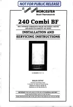 Worcester 240 Combi BF Installation And Servicing Instructions preview