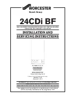 Worcester 24CDi BF Installation And Servicing Instructions preview