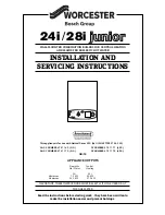 Worcester 24ijunior Installation And Servicing Instructions preview