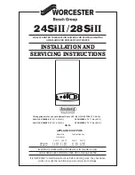 Worcester 24Si II series Installation And Servicing Instructions preview