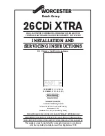 Preview for 1 page of Worcester 26CDi Xtra Installation And Servicing Instructions