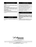 Preview for 4 page of Worcester 280 RSF User Operating Instructions