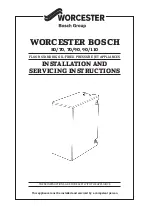 Preview for 1 page of Worcester 70/90 Installation And Servicing Instructions