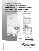 Предварительный просмотр 1 страницы Worcester Gas boiler Installation Instructions Manual