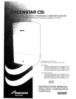 Worcester GREENSTAR 25CDi GC Instruction Manual preview