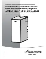 Worcester Greenstar Danesmoor Utility Regular ErP+ 12/18 Installation, Commissioning And Servicing Instruction Manual preview