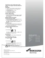 Preview for 56 page of Worcester Greenstar Heatslave II 12/18 Installation, Commissioning & Servicing Instructions