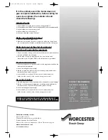 Preview for 52 page of Worcester GREENSTAR UTILITY 18/25 Instruction Manual