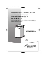 Preview for 1 page of Worcester GREENSTAR UTILITY 32/50 User Instructions & Customer Care Manual