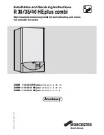 Worcester R 30 HE plus combi Installation And Servicing Instructions preview