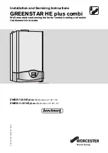 Worcester ZWBR 11-35 HE plus Installation And Servicing Instructions preview