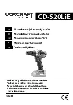 Предварительный просмотр 1 страницы Worcraft PROFESSIONAL CD-S20LiE Instruction Manual