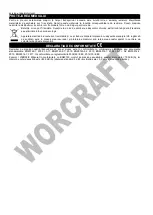 Предварительный просмотр 34 страницы Worcraft PROFESSIONAL CD-S20LiE Instruction Manual