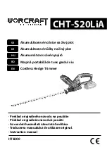 Preview for 1 page of Worcraft PROFESSIONAL CHT-S20LiA Instruction Manual