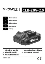 Worcraft PROFESSIONAL CLB-20V-2.0 Instruction Manual предпросмотр