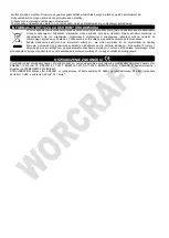 Предварительный просмотр 65 страницы Worcraft 114783 Manual