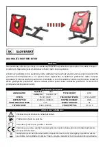 Preview for 2 page of Worcraft CLED-S20Li-30W Instruction Manual