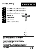 Предварительный просмотр 1 страницы Worcraft CMX-S20LIB Instruction Manual