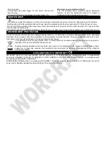 Предварительный просмотр 43 страницы Worcraft CMX-S20LIB Instruction Manual