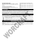 Предварительный просмотр 38 страницы Worcraft CRS-S20Li Instruction Manual