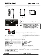 Предварительный просмотр 4 страницы Work CA NEO 40i User Manual