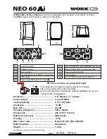 Preview for 7 page of Work CA NEO 40i User Manual