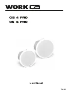 Предварительный просмотр 1 страницы Work Pro Ca CS 4 PRO User Manual