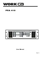 Work Pro Ca PCA 410 User Manual предпросмотр