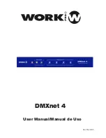 Preview for 1 page of Work Pro DMXnet 4 User Manual