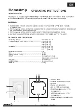 Preview for 3 page of Work Pro HomeAmp User Manual