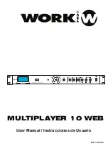 Preview for 1 page of Work Pro MULTIPLAYER 10 WEB User Manual