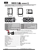 Preview for 6 page of Work Pro NEO 3 User Manual