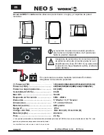 Preview for 12 page of Work Pro NEO 3 User Manual