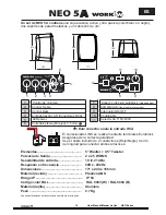 Preview for 15 page of Work Pro NEO 3 User Manual