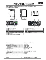 Предварительный просмотр 17 страницы Work Pro NEO 3 User Manual