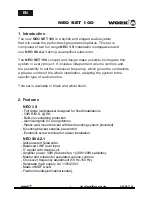 Preview for 2 page of Work Pro NEO SET 100 User Manual