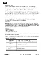 Preview for 4 page of Work Pro PA 100 MX User Manual