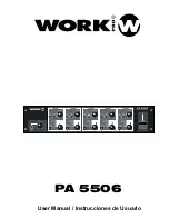 Work Pro PA 5506 User Manual preview