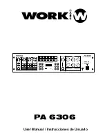 Work Pro PA 6306 User Manual preview