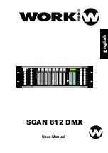 Preview for 1 page of Work Pro SCAN 812 DMX User Manual